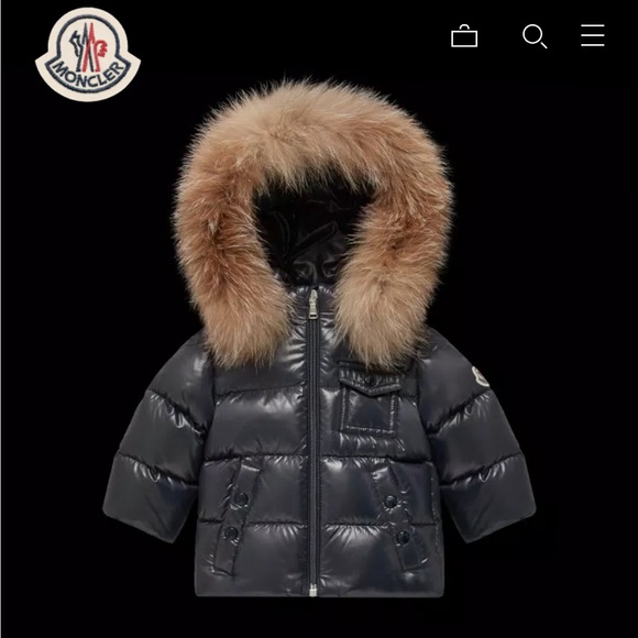 Moncler K2 Down Jacket in Night Blue Sz 12/18M - Picture 5 of 7